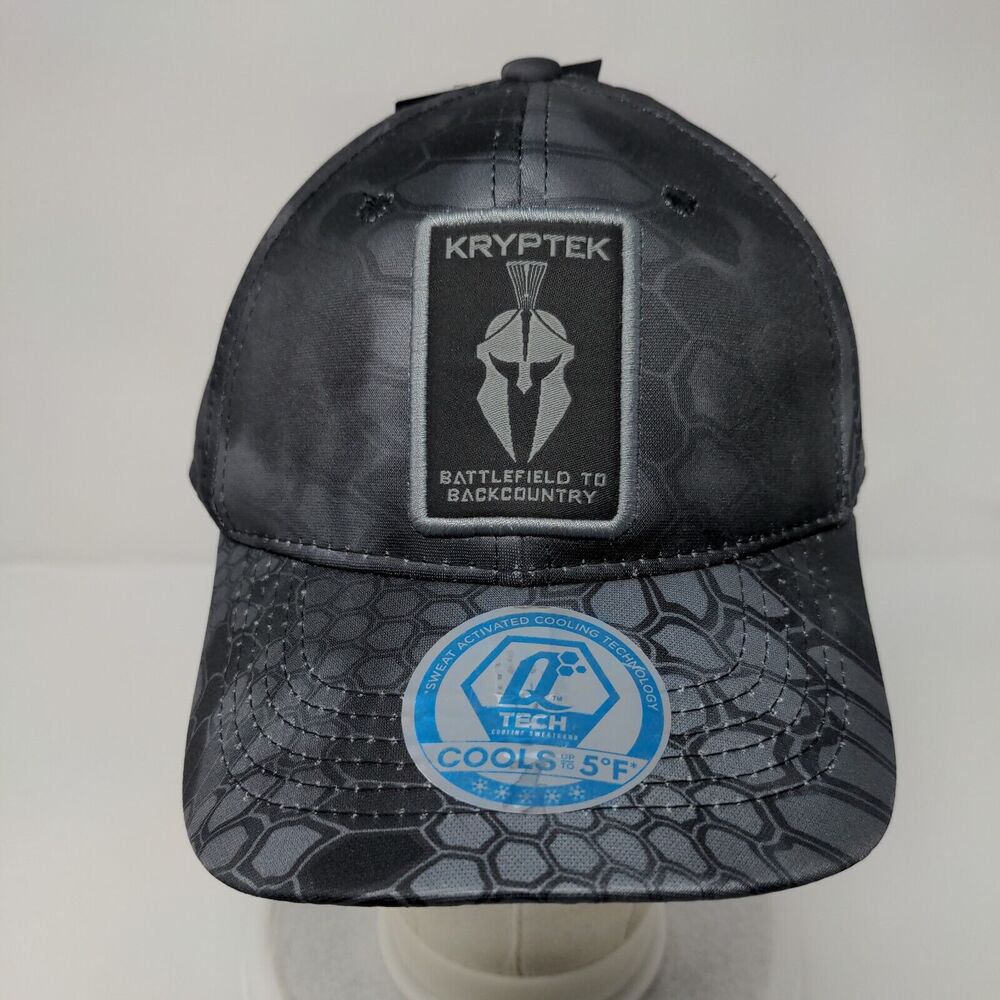 Kryptek Patch Strapback Hat Gray Osfm Adjustable … - image 2